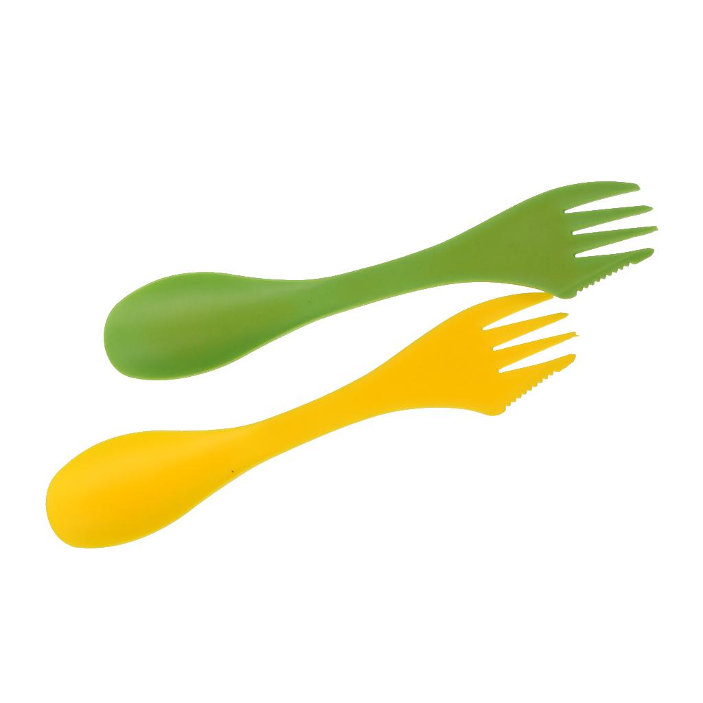 Home Cooking Utensil Set - Çok fonksiyonlu Kamp Spork Çatal Çatal