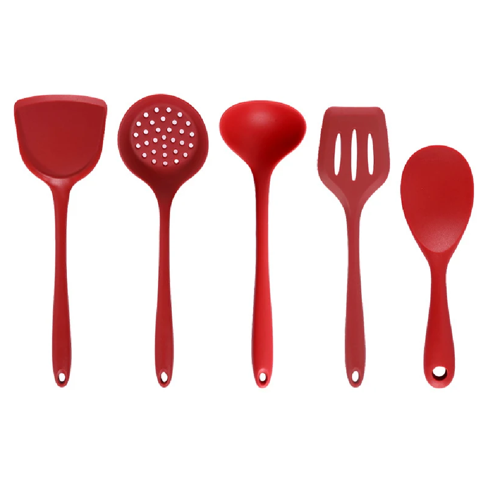 Home Cooking Utensil Set - Silikon pişirme kapları Set isıya dayanıklı