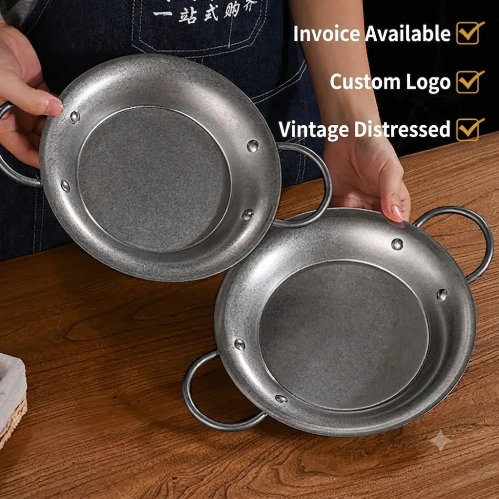 Retro Paslanmaz Çelik Deniz Ür - Paella Pan Steel incelemesi ve fiyatı
