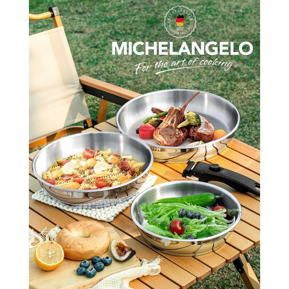 MICHELANGELO Paslanmaz Çelik T - Paella Pan Steel incelemesi ve fiyatı