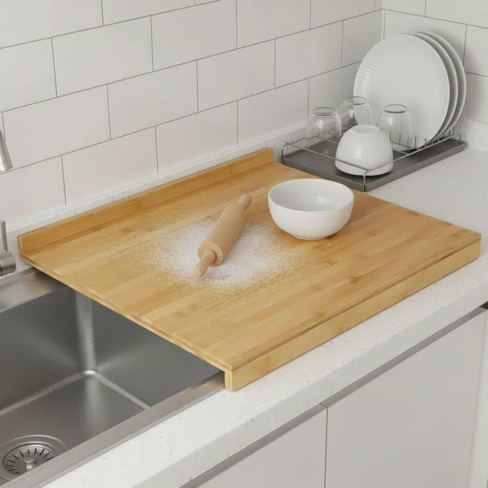 Lavabo Üzeri Kesme Tahtası Çok - Home Cooking Usa incelemesi ve fiyatı