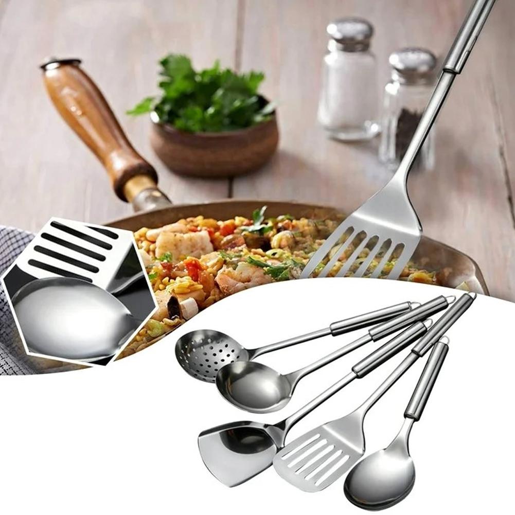 5 adet/takım paslanmaz çelik p - Home Cooking Utensil Set incelemesi ve fiyatı